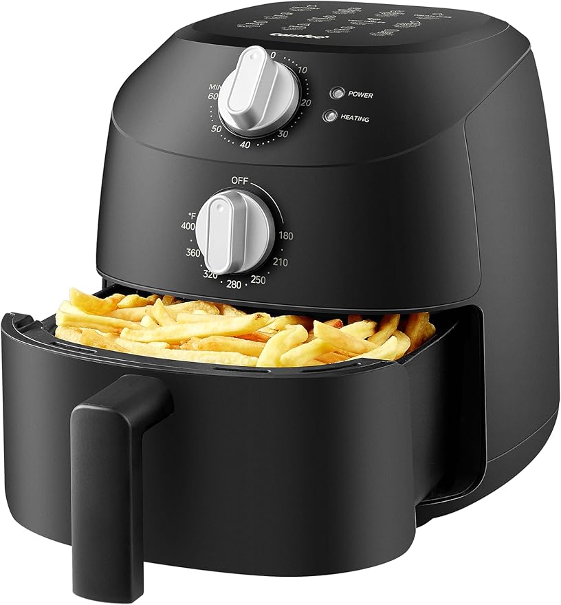 COMFEE' Compact 2.1 Quart Air Fryer with 12 Presets Menu
