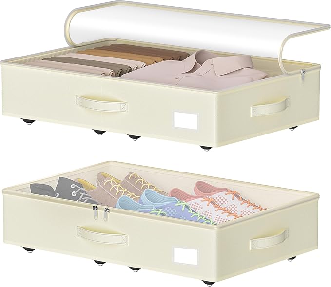 EE-RoomWorld Under Bed Storage with Wheels