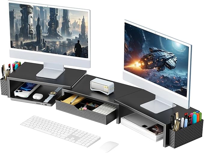 gianotter Dual Monitor Stand Riser