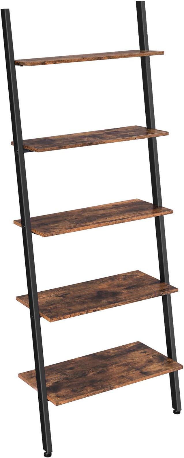 5-Tier Ladder Bookshelf